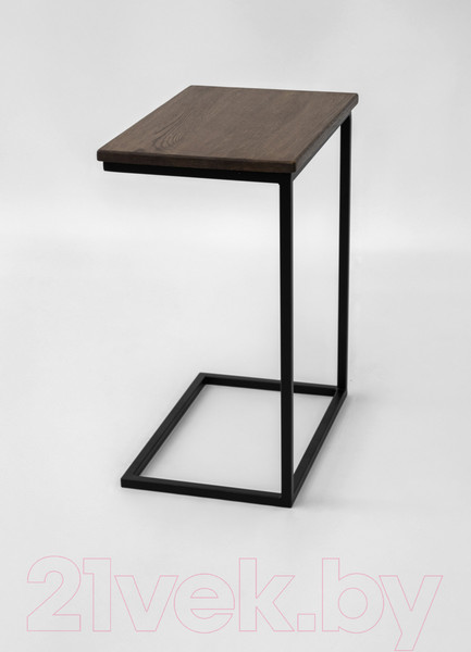 Изображение товара Приставной столик Stal-Massiv Hawk (дуб мореный/черный)