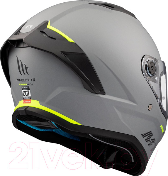 Изображение товара Мотошлем MT Helmets Stinger 2 Solid (S, матовый серый)