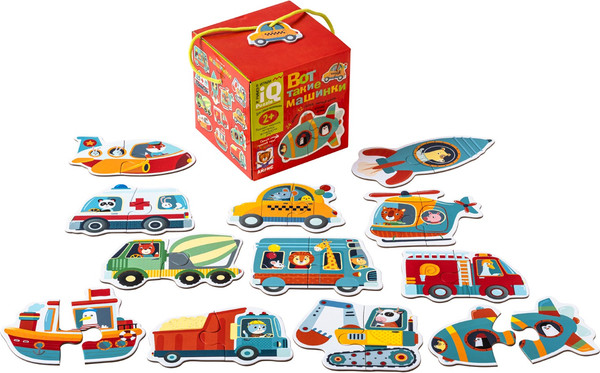 Изображение товара Развивающая игра Айрис-пресс Для самых маленьких. Вот такие машинки 2+ / 9785811282906