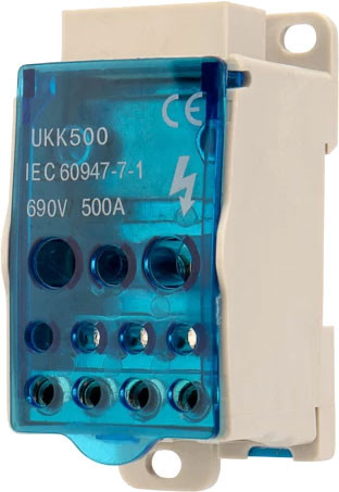 Изображение товара Распределительный блок на DIN-рейку Rexant РБД-500А / 11-2005