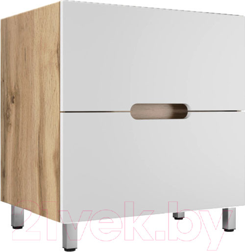 Изображение товара Тумба под умывальник Style Line Куба 100 2 ящика Plus (напольная)