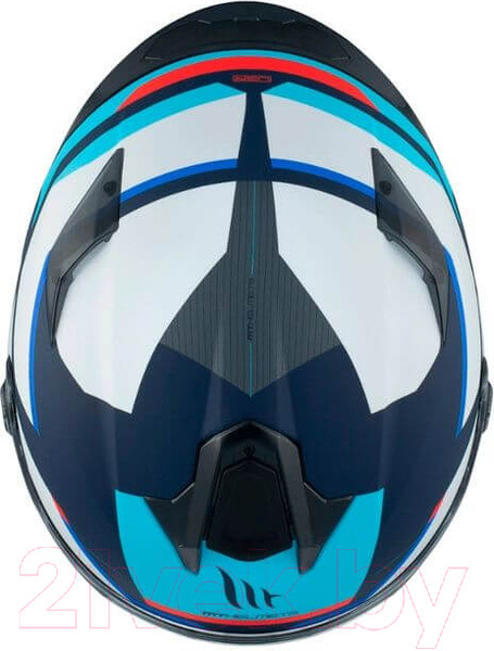 Изображение товара Мотошлем MT Helmets Targo S Kay (M, матовый синий/белый)