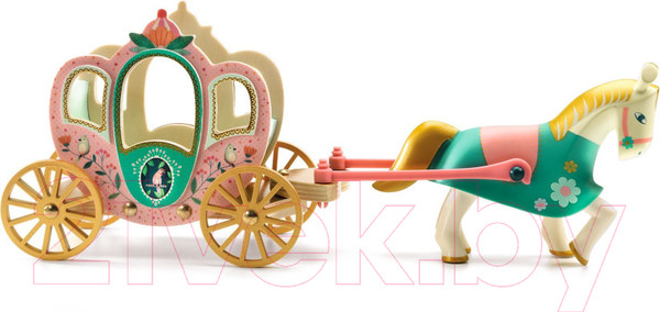 Изображение товара Набор фигурок коллекционных Djeco Принцесса Мила и карета / DJ06788