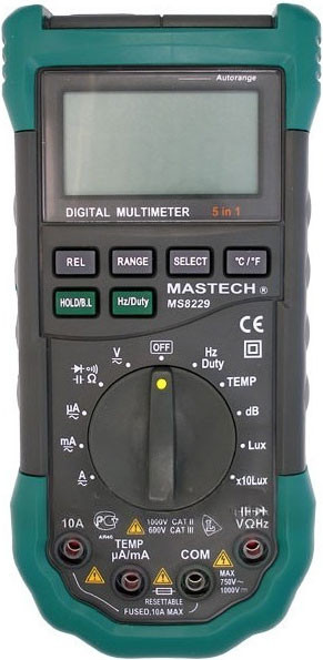 Изображение товара Мультиметр цифровой Mastech MS8229 / 13-2029