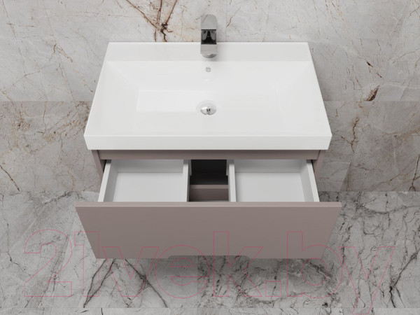 Изображение товара Тумба под умывальник Style Line Матис 70 2 ящика Plus (напольная)