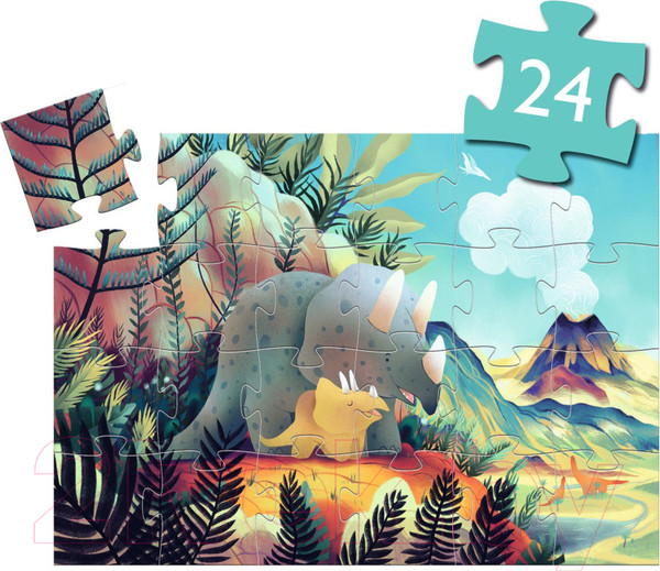 Изображение товара Пазл Djeco Динозавр Тео / DJ07284