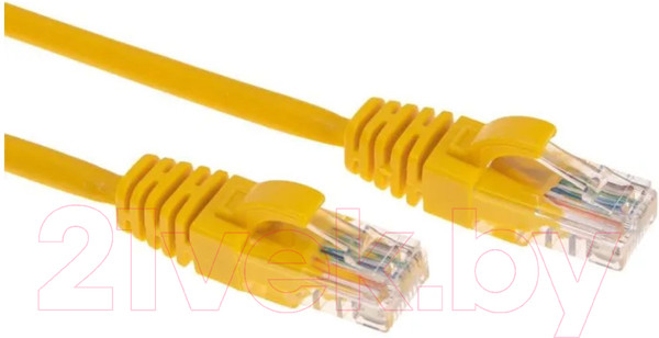 Изображение товара Кабель Rexant U/UTP CAT 6 RJ45-RJ45 26AWG LSZH / 02-0295-2 (2м,желтый)