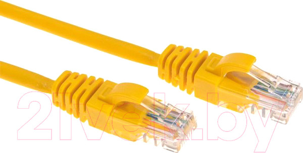 Изображение товара Кабель Rexant U/UTP CAT 6 RJ45-RJ45 26AWG LSZH / 02-0295-5 (5м, желтый)