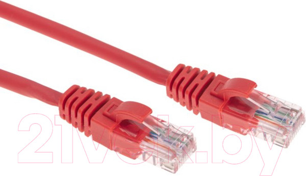Изображение товара Кабель Rexant U/UTP CAT 6 RJ45-RJ45 26AWG LSZH / 02-0293-105 (1.5м,красный)