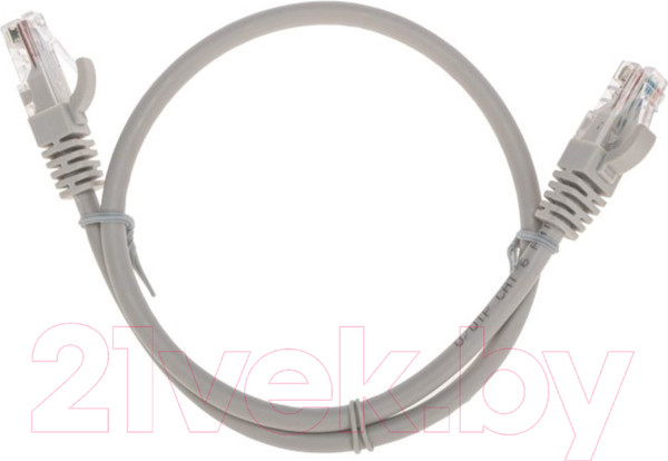Изображение товара Кабель Rexant U/UTP CAT 6 RJ45-RJ45 26AWG LSZH / 02-0290-05 (0.5м,серый)