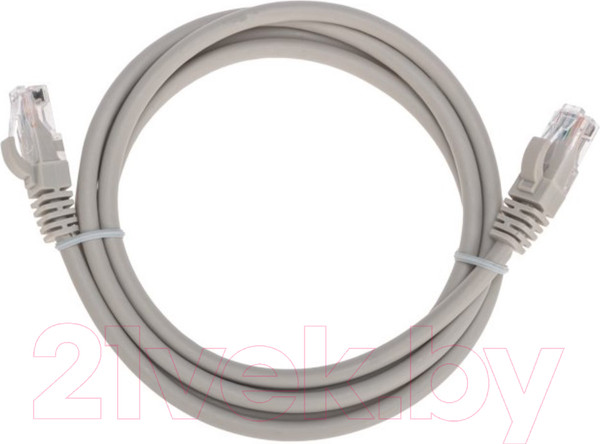 Изображение товара Кабель Rexant U/UTP CAT 6 RJ45-RJ45 26AWG LSZH / 02-0290-1 (1м,серый)