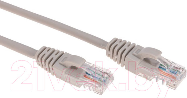 Изображение товара Кабель Rexant U/UTP CAT 6 RJ45-RJ45 26AWG LSZH / 02-0290-3 (3м,серый)