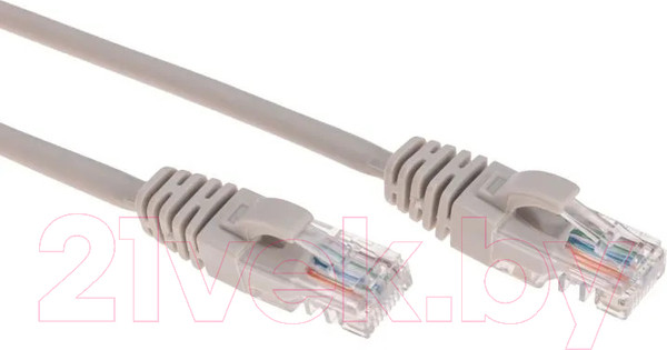 Изображение товара Кабель Rexant U/UTP CAT 6 RJ45-RJ45 26AWG LSZH / 02-0290-5 (5м, серый)
