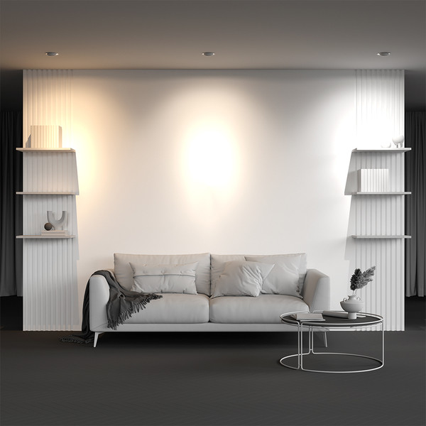 Изображение товара Точечный светильник Maytoni Downlight DL060-9W3-4-6K-TRS-W