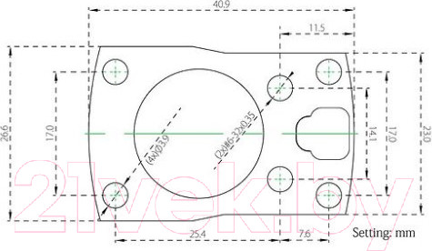 Изображение товара Коллиматорный прицел Vector Optics Frenzy-S 1x17x24 MOS Multi Reticle SCRD-M43