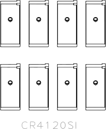 Изображение товара Комплект вкладышей двигателя King Auto CR4120SI