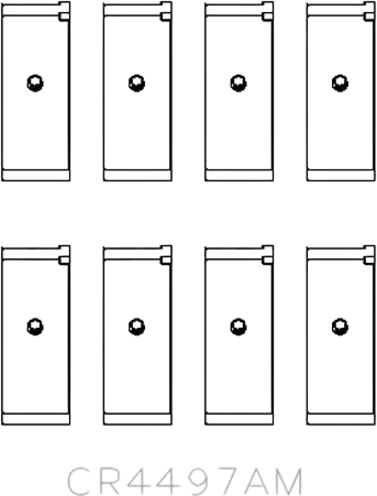 Изображение товара Комплект вкладышей двигателя King Auto CR4497AM 0.25