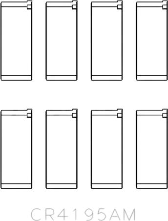 Изображение товара Комплект вкладышей двигателя King Auto CR4195AM 0.25