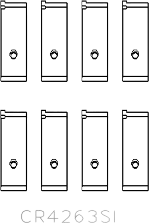 Изображение товара Комплект вкладышей двигателя King Auto CR4263SI STD