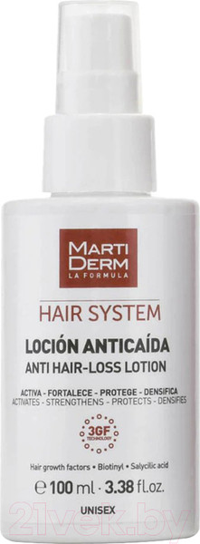 Изображение товара Лосьон для волос Martiderm Hair System против выпадения волос (100мл)