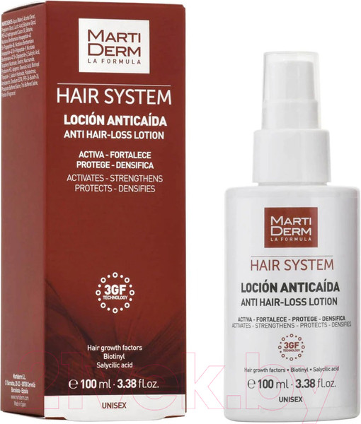 Изображение товара Лосьон для волос Martiderm Hair System против выпадения волос (100мл)