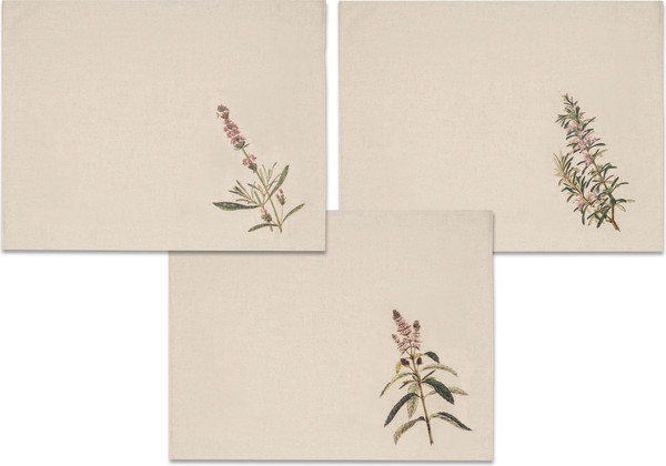 Изображение товара Набор полотенец Pole Kvetak (Беларускі лён) 45x60 22С145-ШР+К/п.р/фкор (295 прованские травы 1)