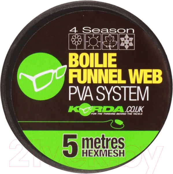 Изображение товара Сетка для прикормки Korda Boilie Funnel Web Hexmesh / KBHR5