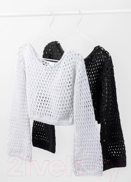 Изображение товара Джемпер детский Amarobaby Lattice / AB-OD24-LA26/09-152  (черный, р.152)