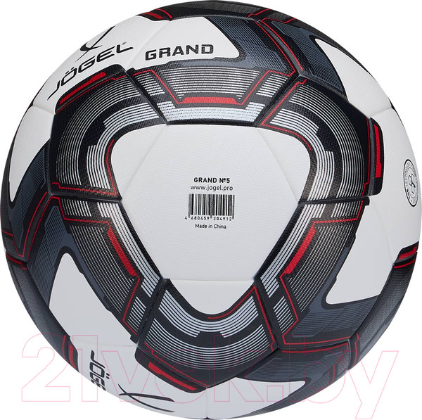 Изображение товара Футбольный мяч Jogel Grand №5 BC23 (размер 5, белый)