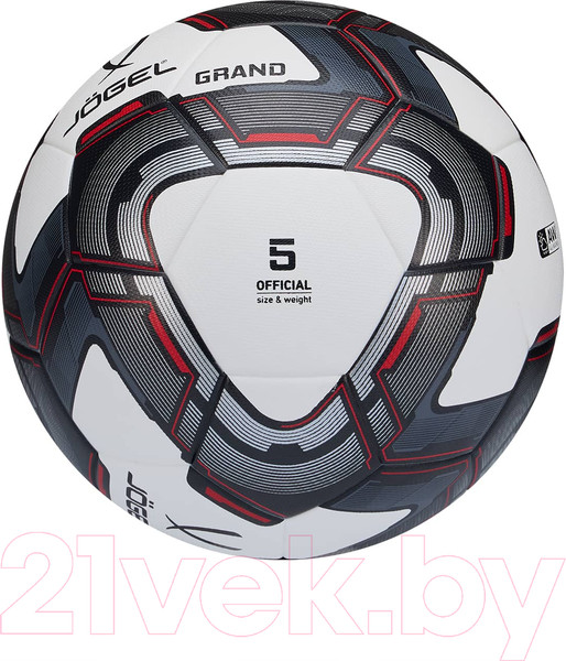 Изображение товара Футбольный мяч Jogel Grand №5 BC23 (размер 5, белый)