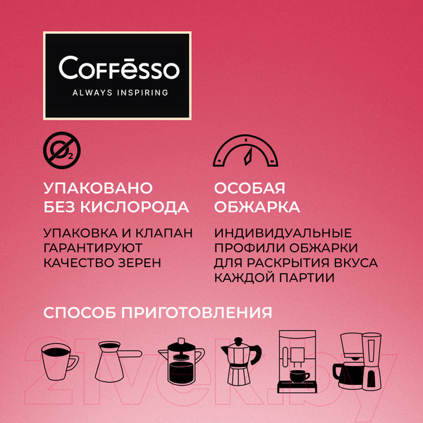 Изображение товара Кофе молотый Coffesso Allure (250г)