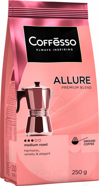 Изображение товара Кофе молотый Coffesso Allure (250г)