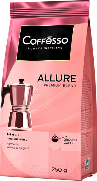 Изображение товара Кофе молотый Coffesso Allure (250г)