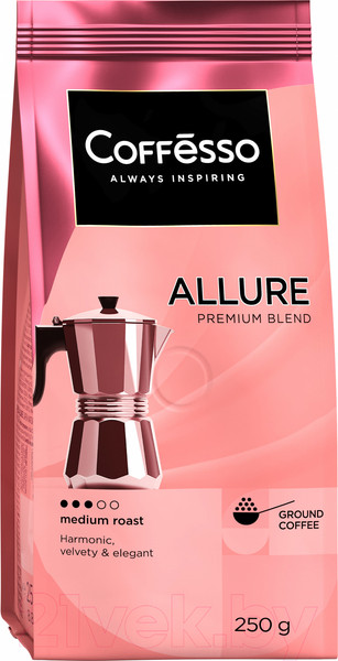 Изображение товара Кофе молотый Coffesso Allure (250г)