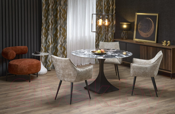 Изображение товара Стул Halmar K559 (бежевый/черный)