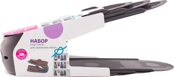 Изображение товара Набор подставок для обуви Hobby Life HL081115B (3шт, коричневый)