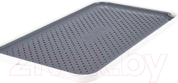 Изображение товара Сушилка для посуды Полимербыт Smart 4324002 (белый/серый)