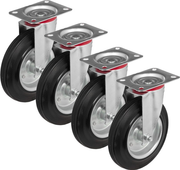 Изображение товара Комплект колес для тележки складской Стелла-техник 4001-160K4 (4шт)