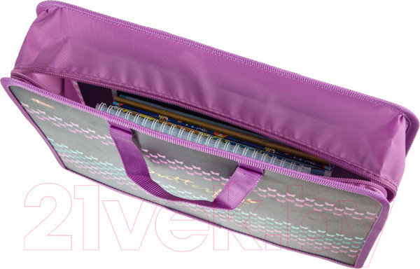 Изображение товара Папка-портфель №1 School Butterfly ПТ-14-4 / 1557091 (черный)