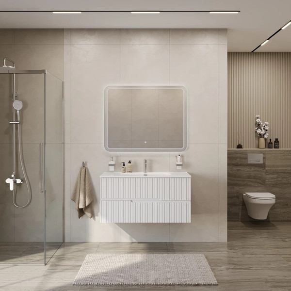 Изображение товара Тумба под умывальник Cezares DUET-N-1000-2C-SO-BL DUET-N