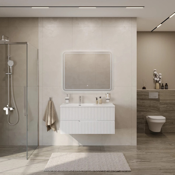 Изображение товара Тумба под умывальник Cezares DUET-N-1000-2C-SO-BL-L