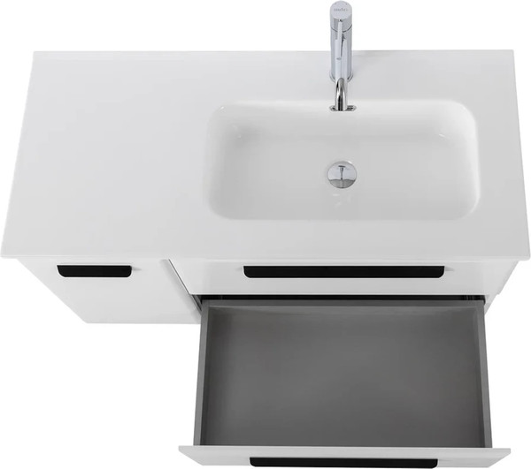 Изображение товара Тумба под умывальник Cezares ECO-CER-N-1000-2C-1A-SO-BL-R