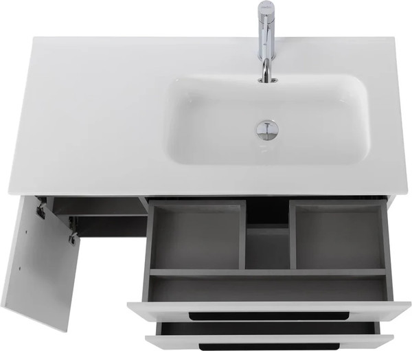 Изображение товара Тумба под умывальник Cezares ECO-CER-N-1000-2C-1A-SO-BL-R