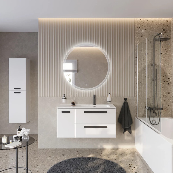 Изображение товара Тумба под умывальник Cezares ECO-CER-N-1000-2C-1A-SO-BL-R