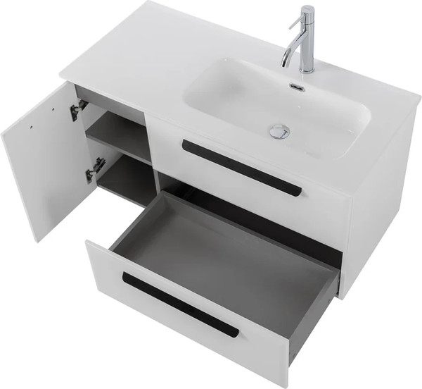 Изображение товара Тумба под умывальник Cezares ECO-CER-N-1000-2C-1A-SO-BL-R