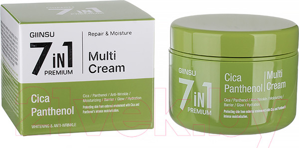 Изображение товара Крем для лица Giinsu 7in1 Premium Cica Panthenol многофункциональный (90мл)