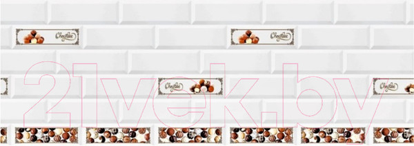 Изображение товара Скиналь STELLA АБС Light Керамика Choko (3000x600x0.75мм)