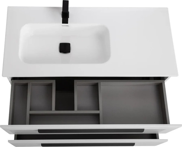 Изображение товара Тумба под умывальник Cezares ECO-CER-N-1000-2C-SO-BL-L