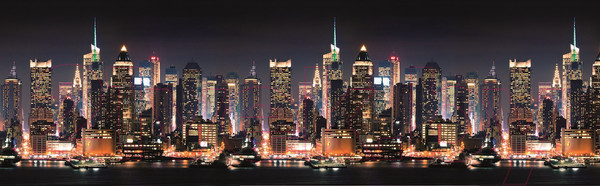 Изображение товара Скиналь STELLA АБС Light Город (3000x600x0.75мм)