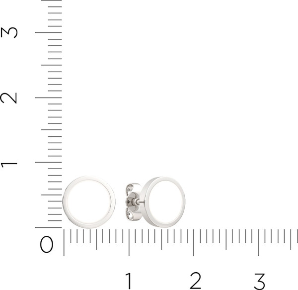 Изображение товара Серьги из серебра ZORKA 0300493